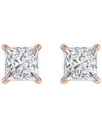 Diamond Select Cuts - 14k Rose Gold 1.00 Ct. Tw. Diamond Studs - Lyst