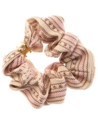 Celine - Striped Triomphe Scrunchie - Lyst