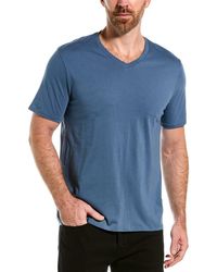 Vince Cotton Blue Striped T-shirt in Black for Men Mens T-shirts Vince T-shirts 