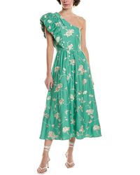 Sea - One-Shoulder Midi Dress - Lyst