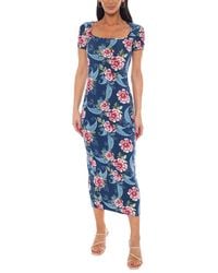 Bebe - Ribbed T-Shirt Dress - Lyst