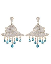 Eye Candy LA - Cz Emma Rain Cloud Drop Earrings - Lyst