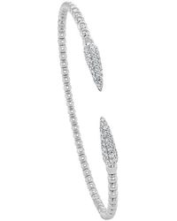 Sabrina Designs - 14k 0.58 Ct. Tw. Diamond Flexible Bangle Bracelet - Lyst