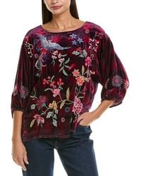 Johnny Was - Velvet Blouse - Lyst