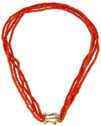 Tiffany & Co. - 18K Coral Paloma Picasso Necklace (Authentic Pre-Owned) - Lyst