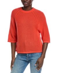 Autumn Cashmere - Mesh Cashmere Sweater - Lyst