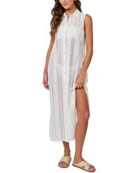 Bella Dahl - Relaxed Fit Duster Dress - Lyst
