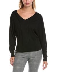 Lafayette 148 New York - Convertible Bateau Neck Wool-Blend Sweater - Lyst