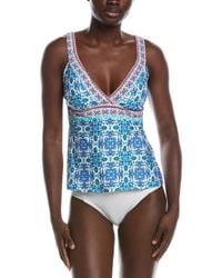 24th & Ocean - Beachside Tile Tankini Top - Lyst