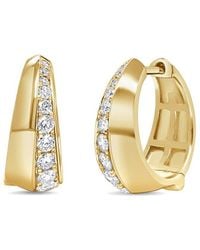 Sabrina Designs - 14K 0.55 Ct. Tw. Diamond Huggie Earrings - Lyst