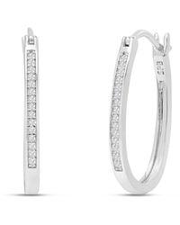 Jaclyn Smith - Platinum Plated 0.25 Ct. Tw. Lab-Grown Moissanite Earrings - Lyst