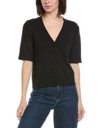 Cece - V-Neck Wool-Blend Cardigan - Lyst