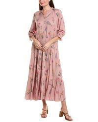 Garrie B - Long Sleeve Maxi Dress - Lyst