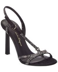 Ferragamo - Jole X5 Suede Sandal - Lyst