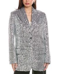 Michael Kors - Collection Sequin Boyfriend Blazer - Lyst