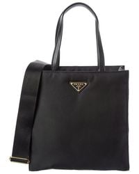 Prada - Logo Re-Nylon Tote - Lyst