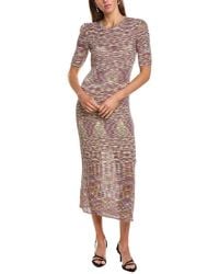 Missoni - Abito Lungo Midi Dress - Lyst
