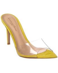 Gianvito Rossi - Elle 85 Leather & Vinyl Sandal - Lyst