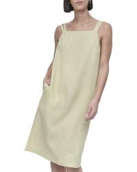 DKNY - Linen Dress - Lyst