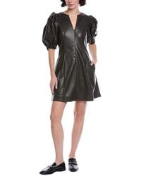 Stellah - Puff Sleeve A-Line Dress - Lyst