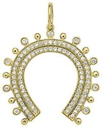 Sabrina Designs - 14K 0.49 Ct. Tw. Diamond Charm Pendant - Lyst