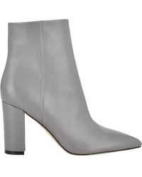 Marc Fisher Ulani Leather Bootie - Grey