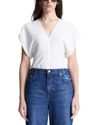 A.L.C. - Fay Linen-Blend Top - Lyst