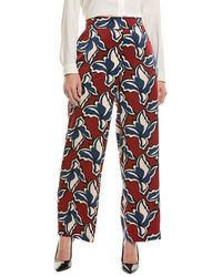 Anne Klein - High-Rise Printed Pant - Lyst