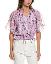 Cece - Ruffle Raglan Top - Lyst
