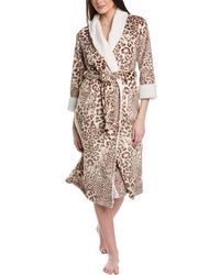 N Natori - Leopard Robe - Lyst