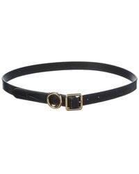 Jacquemus - Regalo Thin Croc-Embossed Leather Belt - Lyst