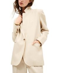 Ba&sh - Poy Linen-Blend Blazer - Lyst