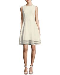 calvin klein tea length dresses