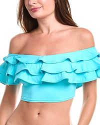 Kate Spade - Ruffle Bra Bikini Top - Lyst