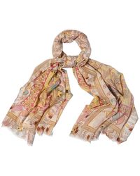 Saachi - Paisley Palm Scarf - Lyst