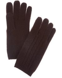 Phenix - Placed Cable Cashmere Touch Tech Gloves - Lyst