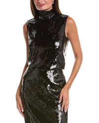 Theory - Crop Roll Neck Top - Lyst