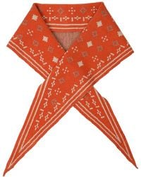 Saachi - Foulard Knit Triangle Scarf - Lyst