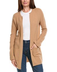 Kier + J - Kier + J Wool & Cashmere-Blend Open Cardigan - Lyst
