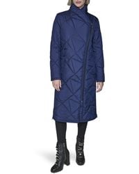KARL LAGERFELD - Quilted Puffer Coat - Lyst