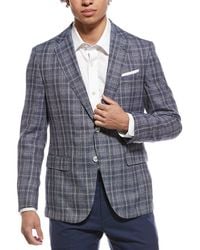 BOSS - Hutson Wool & Linen-Blend Blazer - Lyst