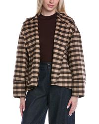 Color Block - Wool-Blend Jacket - Lyst