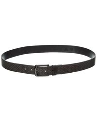 Ted Baker - Conaby Printed Leather Belt - Lyst