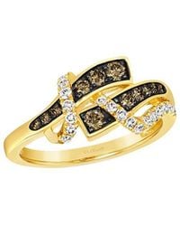 Le Vian - Chocolate Gladiator 14K 0.45 Ct. Tw. Diamond Cocktail Ring - Lyst