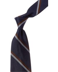 Brooks Brothers - Open Blue Stripe Silk Tie - Lyst