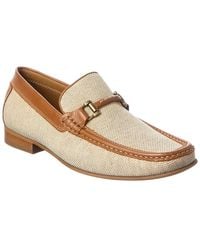 Donald J Pliner - Danner Jute & Leather Loafer - Lyst