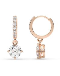 Lab Grown Diamonds - 14K Rose 1.25 Ct. Tw. Lab-Grown Diamond Earrings - Lyst