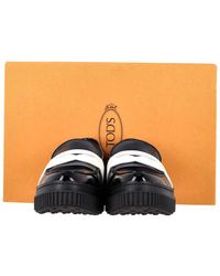 Tod's - Leather Platform Penny Loafer (Authentic Pre-Loved) - Lyst