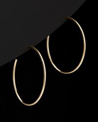 Italian Gold - 14k Open Hoops - Lyst