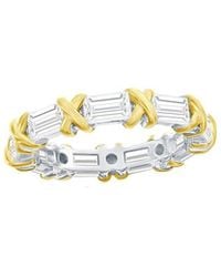 Suzy Levian CZ Jewelry - Suzy Levian Cz Eternity Ring - Lyst